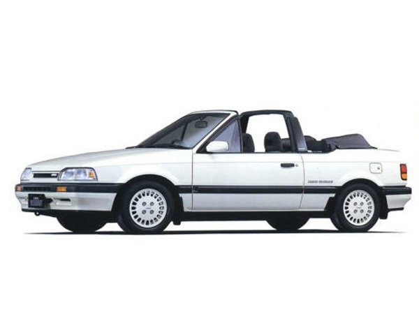Mazda Familia (BFMS) 6 поколение, рестайлинг, открытый кузов (02.1987 - 01.1989)